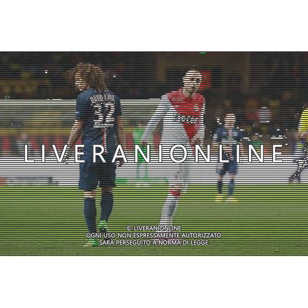 David LUIZ / Dimitar BERBATOV - 01.02.2015 - Monaco / Paris Saint Germain - 27eme journee de Ligue 1 - Photo : Serge Haouzi / Icon Sport AG ALDO LIVERANI SAS ONLY ITALY