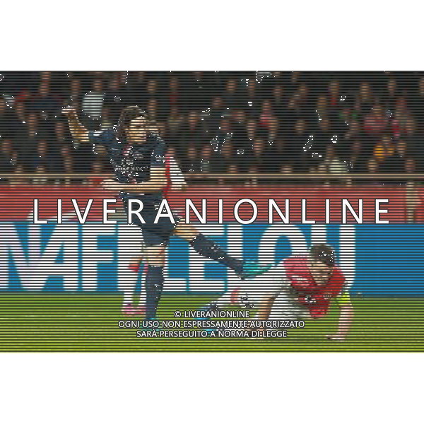 Edinson CAVANI - 01.02.2015 - Monaco / Paris Saint Germain - 27eme journee de Ligue 1 - Photo : Serge Haouzi / Icon Sport AG ALDO LIVERANI SAS ONLY ITALY