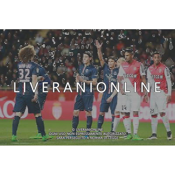 Edinson CAVANI - 01.02.2015 - Monaco / Paris Saint Germain - 27eme journee de Ligue 1 - Photo : Serge Haouzi / Icon Sport AG ALDO LIVERANI SAS ONLY ITALY