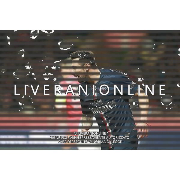 Ezequiel LAVEZZI - 01.02.2015 - Monaco / Paris Saint Germain - 27eme journee de Ligue 1 - Photo : Serge Haouzi / Icon Sport AG ALDO LIVERANI SAS ONLY ITALY