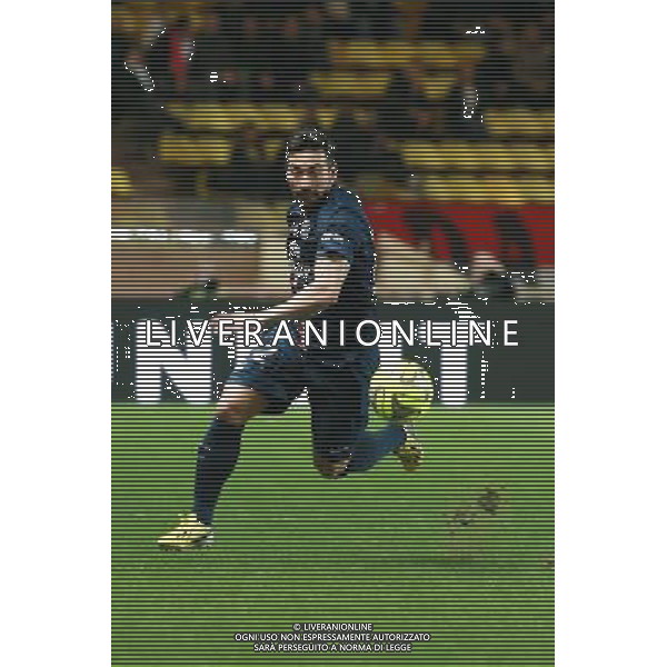 Ezequiel LAVEZZI - 01.02.2015 - Monaco / Paris Saint Germain - 27eme journee de Ligue 1 - Photo : Serge Haouzi / Icon Sport AG ALDO LIVERANI SAS ONLY ITALY