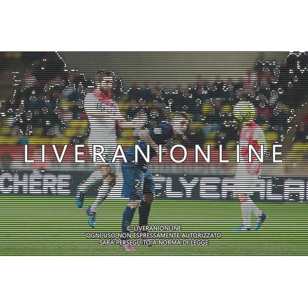 Marco VERRATTI / Joao MOUTINHO - 01.02.2015 - Monaco / Paris Saint Germain - 27eme journee de Ligue 1 - Photo : Serge Haouzi / Icon Sport AG ALDO LIVERANI SAS ONLY ITALY