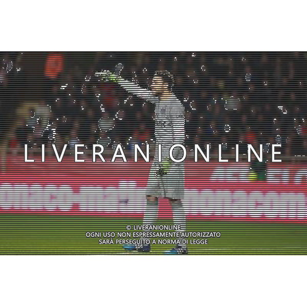 Salvatore SIRIGU - 01.02.2015 - Monaco / Paris Saint Germain - 27eme journee de Ligue 1 - Photo : Serge Haouzi / Icon Sport AG ALDO LIVERANI SAS ONLY ITALY