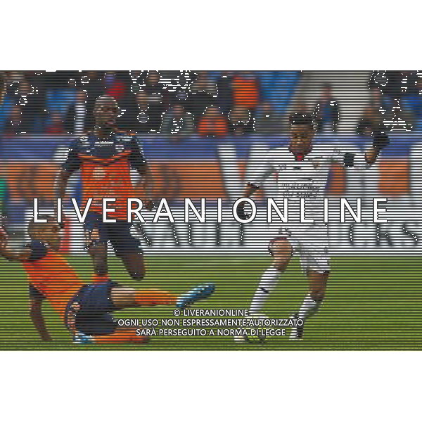 Jordan Amavi / Joris Marveaux - 01.03.2015 - Montpellier / Nice - 27eme journee de Ligue 1 - Photo : Andre Delon / Icon Sport AG ALDO LIVERANI SAS ONLY ITALY