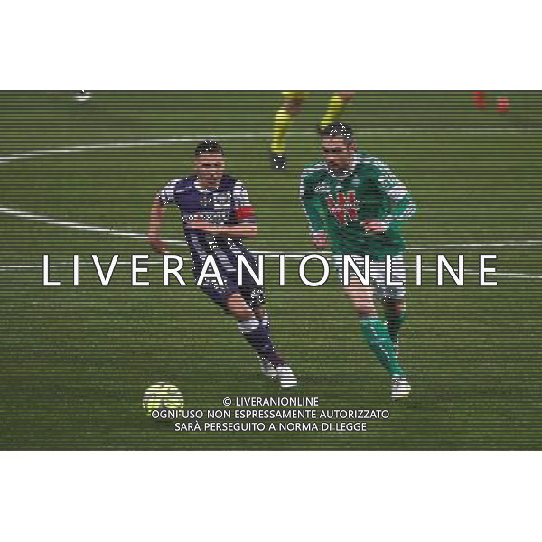 Adrien Regattin / Loic Perrin - 28.02.2015 - Toulouse / Saint Etienne - 27eme journee de Ligue 1 - Photo : Manuel Blondeau / Icon Sport AG ALDO LIVERANI SAS ONLY ITALY