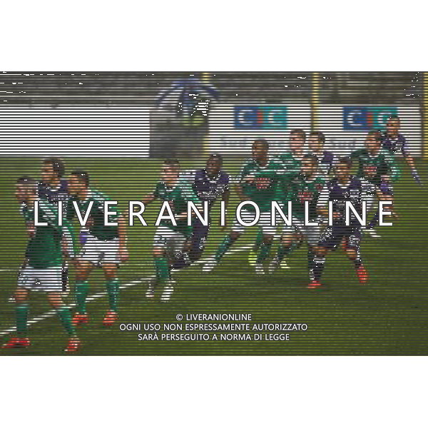 Loic Perrin / Tongo Doumbia - 28.02.2015 - Toulouse / Saint Etienne - 27eme journee de Ligue 1 - Photo : Manuel Blondeau / Icon Sport AG ALDO LIVERANI SAS ONLY ITALY