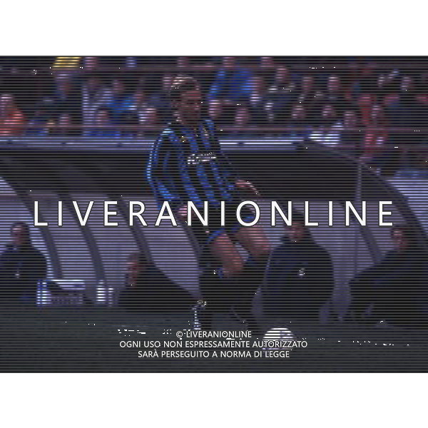 RETROSPETTIVA FONTOLAN DAVIDE CALCIATORE NELLA FOTO DAVIDE FONTOLAN CON LA MAGLIA DELL\'INTER AG ALDO LIVERANI SAS