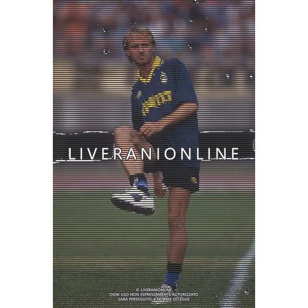 RETROSPETTIVA FONTOLAN DAVIDE CALCIATORE NELLA FOTO DAVIDE FONTOLAN CON LA MAGLIA DELL\'INTER AG ALDO LIVERANI SAS