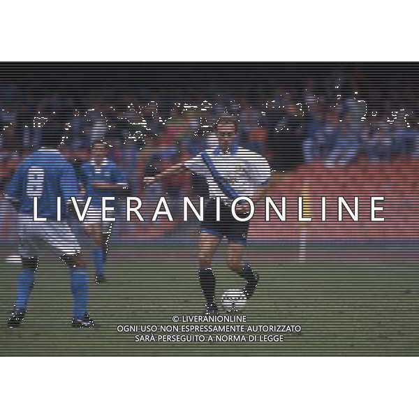 RETROSPETTIVA FONTOLAN DAVIDE CALCIATORE NELLA FOTO DAVIDE FONTOLAN CON LA MAGLIA DELL\'INTER AG ALDO LIVERANI SAS