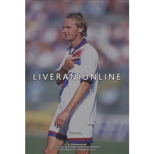 RETROSPETTIVA FONTOLAN DAVIDE CALCIATORE NELLA FOTO DAVIDE FONTOLAN CON LA MAGLIA DELBOLOGNA AG ALDO LIVERANI SAS