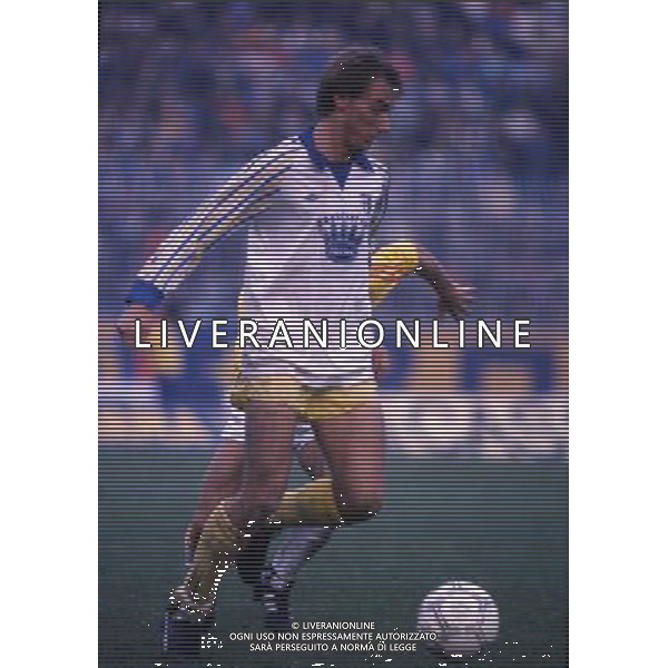 RETROSPETTIVA FONTOLAN DAVIDE CALCIATORE NELLA FOTO DAVIDE FONTOLAN CON LA MAGLIA DEL PARMA AG ALDO LIVERANI SAS