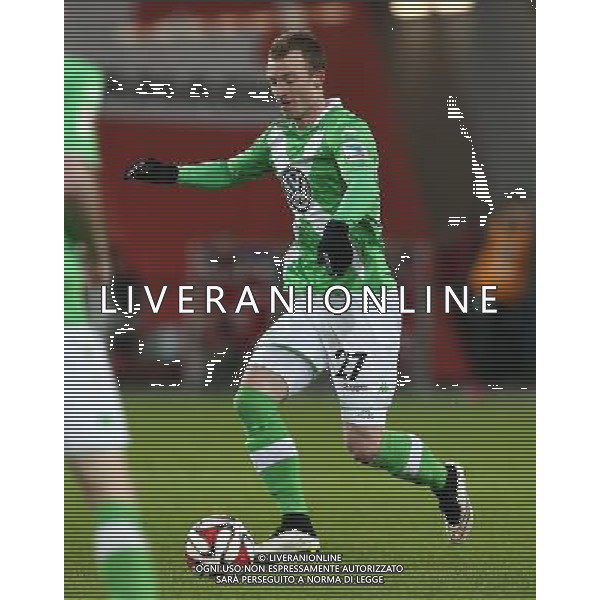 firo Fu§ball,Fussball, 22.02.2015 1. Bundesliga Saison 2014/2015 VFL Wolfsburg - Hertha BSC Berlin (2-1) Wolfsburg, Einzelaktion, ganze Figur, Maximilian Arnold $worldrightsEs gelten unsere AGB, einsehbar auf www.firosportphoto.de copyright by firo sportphoto: Coesfelder Str. 207 D- 48249 DŸlmen www.firosportphoto.de mail@firosportphoto.de (V o l k s b a n k B o c h u m - W i t t e n ) BLZ.: 430 601 29 Kt. Nr.: 341 117 100 Tel: +49-2594 - 9916004 Fax: +49-2594 - 9916005
