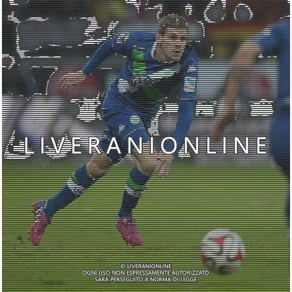firo Fu§ball,Fussball, 14.02.2015 1.Bundesliga, Saison 2014/2015 Bayer Leverkusen - Vfl Wolfsburg 4:5 Zweikampf Einzelaktion Sebastian Jung $worldrightsEs gelten unsere AGB, einsehbar auf www.firosportphoto.de copyright by firo sportphoto: Coesfelder Str.207 48249 DŸlmen www.firosportphoto.de mail@firosportphoto.de (V o l k s b a n k B o c h u m - W i t t e n ) BLZ.: 430 601 29 Kt. Nr.: 341 117 100 Tel:Ê 02594 - 9916004 Fax:Ê02594 - 9916005