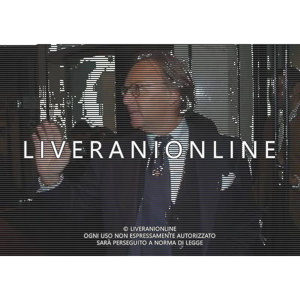 Milano, 18/01/2005 Assemblea straordinaria Lega Calcio della Serie A nella foto Diego della Valle ph Gigi Arcaini/Agenzia Aldo Liverani