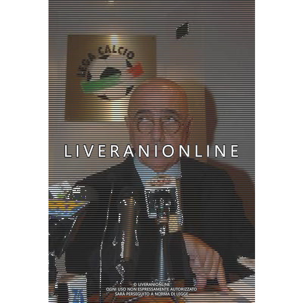 Milano, 18/01/2005 Assemblea straordinaria Lega Calcio della Serie A nella foto Adriano Galliani ph Gigi Arcaini/Agenzia Aldo Liverani