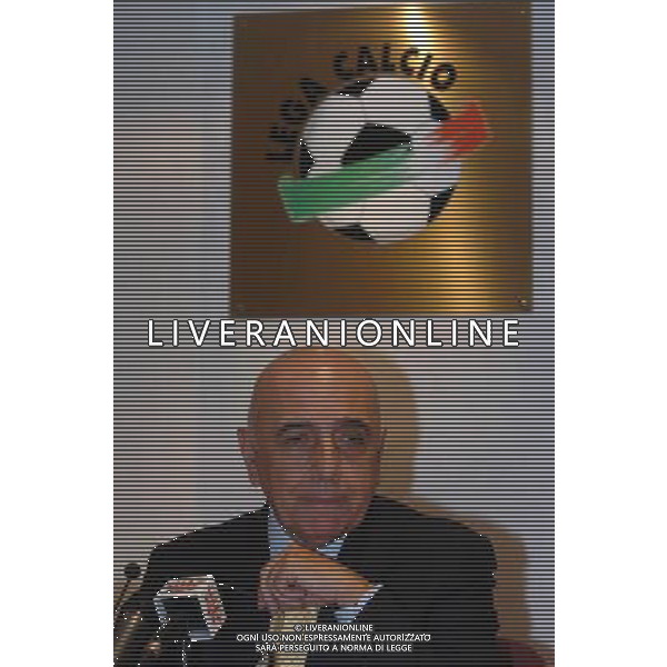 Milano, 18/01/2005 Assemblea straordinaria Lega Calcio della Serie A nella foto Adriano Galliani ph Gigi Arcaini/Agenzia Aldo Liverani