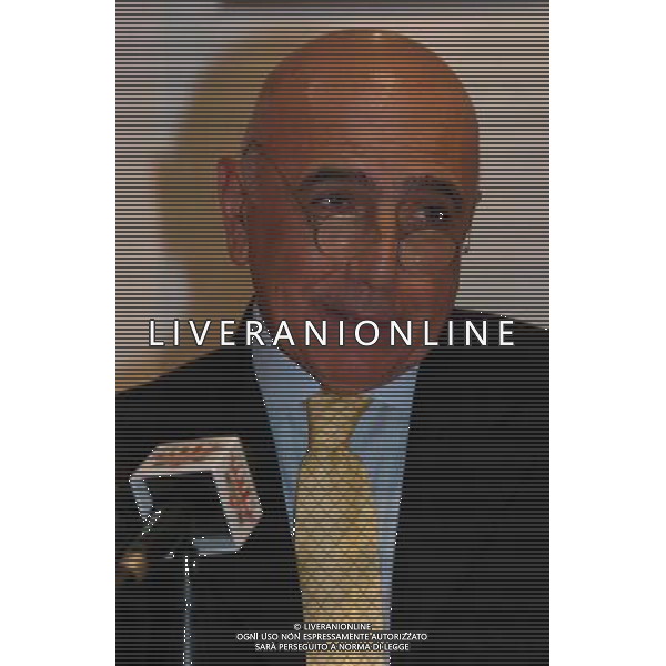 Milano, 18/01/2005 Assemblea straordinaria Lega Calcio della Serie A nella foto Adriano Galliani ph Gigi Arcaini/Agenzia Aldo Liverani