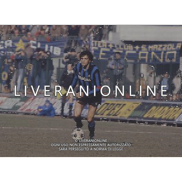 RETROSPETTIVA ALESSANDRO ALTOBELLI CALCIATORE NELLA FOTO ALESSANDRO ALTOBELLI CON LA MAGLIA DELL\'INTER AG ALDO LIVERANI SAS
