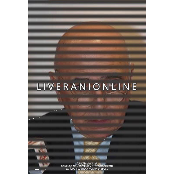 Milano, 18/01/2005 Assemblea straordinaria Lega Calcio della Serie A nella foto Adriano Galliani ph Gigi Arcaini/Agenzia Aldo Liverani