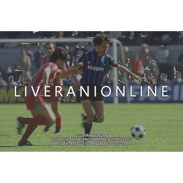 RETROSPETTIVA ALESSANDRO ALTOBELLI CALCIATORE NELLA FOTO ALESSANDRO ALTOBELLI CON LA MAGLIA DELL\'INTER AG ALDO LIVERANI SAS