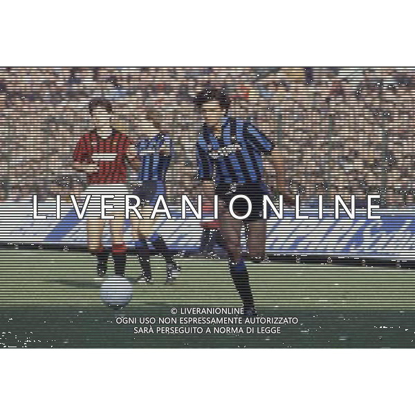 RETROSPETTIVA ALESSANDRO ALTOBELLI CALCIATORE NELLA FOTO ALESSANDRO ALTOBELLI CON LA MAGLIA DELL\'INTER AG ALDO LIVERANI SAS