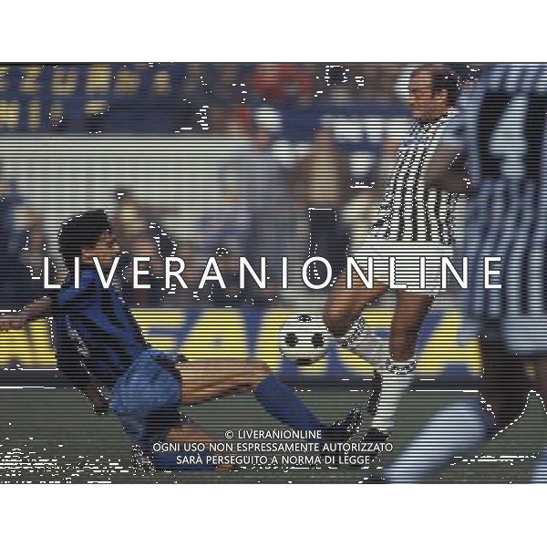 RETROSPETTIVA ALESSANDRO ALTOBELLI CALCIATORE NELLA FOTO ALESSANDRO ALTOBELLI CON LA MAGLIA DELL\'INTER AG ALDO LIVERANI SAS