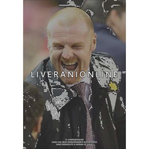 Burnley\'s Manager Sean Dyche Photographer Dave Howarth/CameraSport Football - Barclays Premiership - Liverpool v Burnley - Wednesday 4th March 2015 - Anfield - Liverpool © CameraSport - 43 Linden Ave. Countesthorpe. Leicester. England. LE8 5PG - Tel: +44 (0) 116 277 4147 - admin@camerasport.com - www.camerasport.com /Agenzia Aldo Liverani sas - ITALY ONLY - EDITORIAL USE ONLY