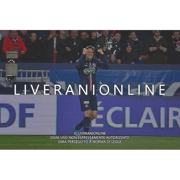 Joie Edinson CAVANI - 04.03.2015 - PSG / Monaco - 1/4Finale Coupe de France Photo : WinterPress / Icon Sport /Agenzia Aldo Liverani Sas - ITALY ONLY - EDITORIAL USE ONLY