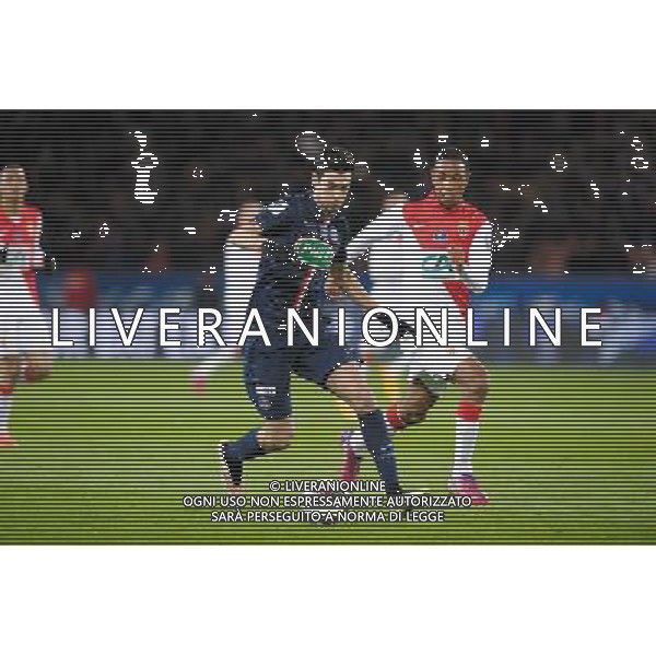 Javier Pastore / Abdou Diallo - 04.03.2015 - PSG / Monaco - 1/4Finale Coupe de France Photo : Andre Ferreira / Icon Sport /Agenzia Aldo Liverani sas - ITALY ONLY - EDITORIAL USE ONLY