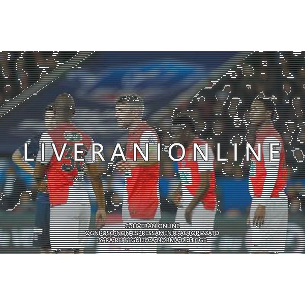 Jeremy Toulalan / Almany Toure - 04.03.2015 - PSG / Monaco - 1/4Finale Coupe de France Photo : Andre Ferreira / Icon Sport /Agenzia Aldo Liverani sas - ITALY ONLY - EDITORIAL USE ONLY