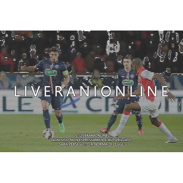 Thiago Silva - 04.03.2015 - PSG / Monaco - 1/4Finale Coupe de France Photo : Andre Ferreira / Icon Sport /Agenzia Aldo Liverani sas - ITALY ONLY - EDITORIAL USE ONLY