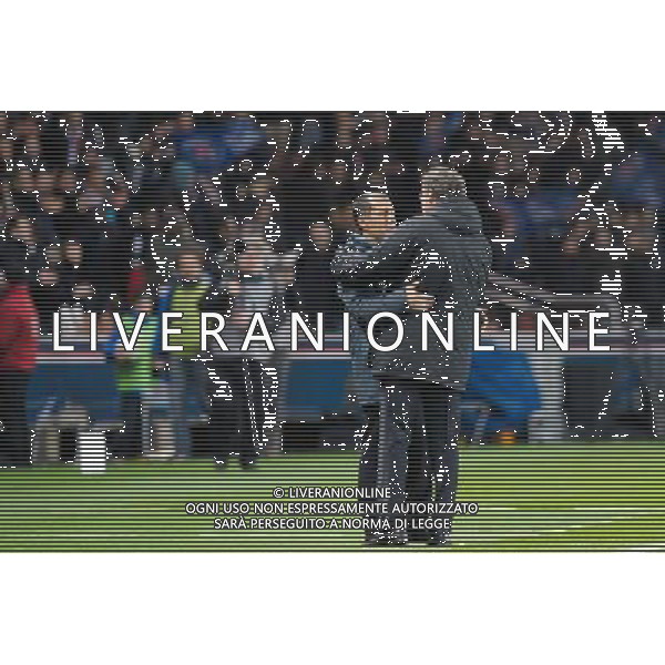 Leonardo Jardim / Laurent Blanc - 04.03.2015 - PSG / Monaco - 1/4Finale Coupe de France Photo : Andre Ferreira / Icon Sport /Agenzia Aldo Liverani sas - ITALY ONLY - EDITORIAL USE ONLY