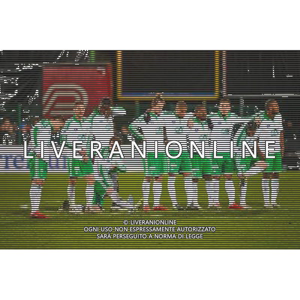Equipe Saint Etienne pendant les tirs au but - 03.03.2015 - Boulogne / Saint Etienne - 1/4Finale Coupe de France Photo : Dave Winter / Icon Sport /Agenzia Aldo Liverani sas - ITALY ONLY - EDITORIAL USE ONLY