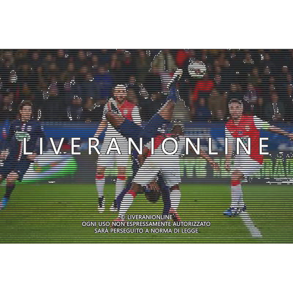 Jean Christophe BAHEBECK / Almamy TOURE - 04.03.2015 - PSG / Monaco - 1/4Finale Coupe de France Photo : Winter Press / Icon Sport /Agenzia Aldo Liverani sas - ITALY ONLY - EDITORIAL USE ONLY