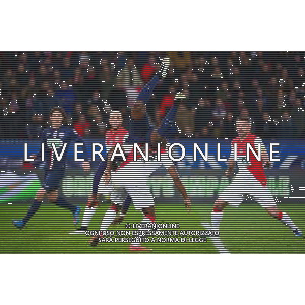 Jean Christophe BAHEBECK / Almamy TOURE - 04.03.2015 - PSG / Monaco - 1/4Finale Coupe de France Photo : Winter Press / Icon Sport /Agenzia Aldo Liverani sas - ITALY ONLY - EDITORIAL USE ONLY