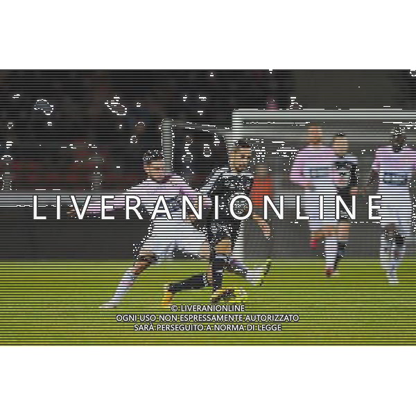 Adrien THOMASSON / Walid MESLOUB - 04.03.2015 - Evian Thonon / Lorient - Match en retard de la 26eme journee de Ligue 1 Photo : Jean Paul Thomas / Icon Sport /Agenzia Aldo Liverani sas - ITALY ONLY - EDITORIAL USE ONLY