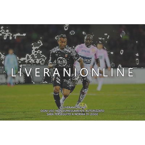 Jordan AYEW - 04.03.2015 - Evian Thonon / Lorient - Match en retard de la 26eme journee de Ligue 1 Photo : Jean Paul Thomas / Icon Sport /Agenzia Aldo Liverani sas - ITALY ONLY - EDITORIAL USE ONLY
