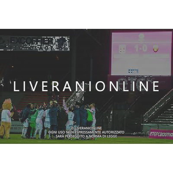 VICTOIRE ET JOIE DE EVIAN - 04.03.2015 - Evian Thonon / Lorient - Match en retard de la 26eme journee de Ligue 1 Photo : Jean Paul Thomas / Icon Sport /Agenzia Aldo Liverani sas - ITALY ONLY - EDITORIAL USE ONLY