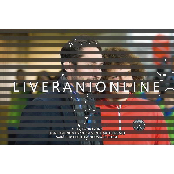 Kevin SYSTROM (instagram) / David Luiz - 04.03.2015 - PSG / Monaco - 1/4Finale Coupe de France Photo : Andre Ferreira / Icon Sport /Agenzia Aldo Liverani sas - ITALY ONLY - EDITORIAL USE ONLY