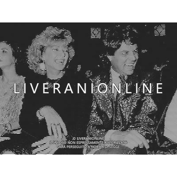 ENRICA BONACCORTI CONDUTTRICE TELEVISIVA CON IL MARITO ARNALDO DEL PIAVE - RETROSPETTIVA ©ARCHIVIO AGENZIA ALDO LIVERANI SAS