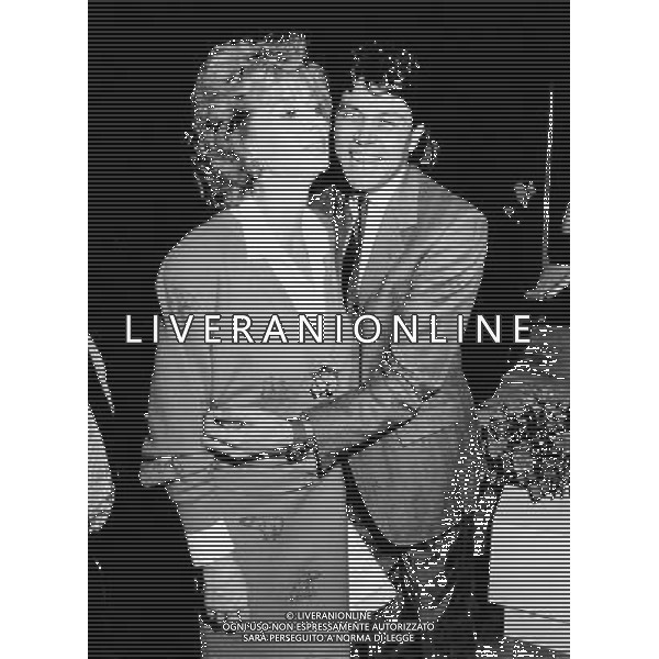 ENRICA BONACCORTI CONDUTTRICE TELEVISIVA CON IL MARITO ARNALDO DEL PIAVE - RETROSPETTIVA ©ARCHIVIO AGENZIA ALDO LIVERANI SAS