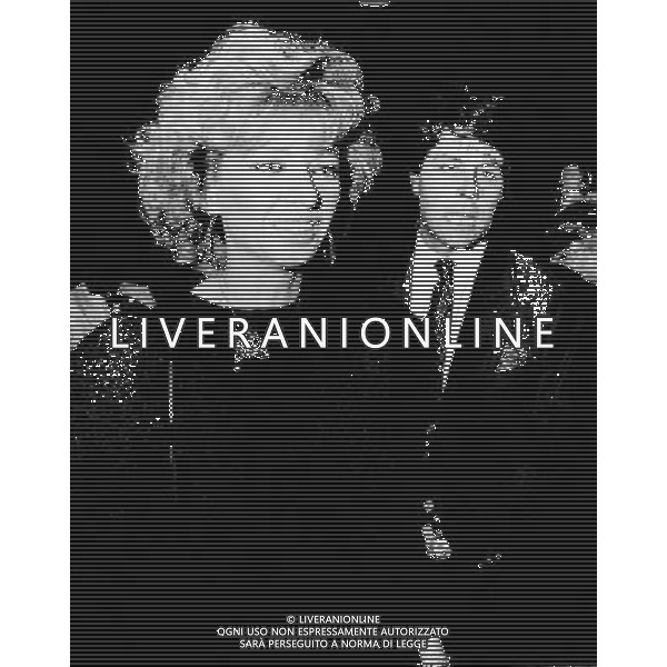 ENRICA BONACCORTI CONDUTTRICE TELEVISIVA CON IL MARITO ARNALDO DEL PIAVE - RETROSPETTIVA ©ARCHIVIO AGENZIA ALDO LIVERANI SAS
