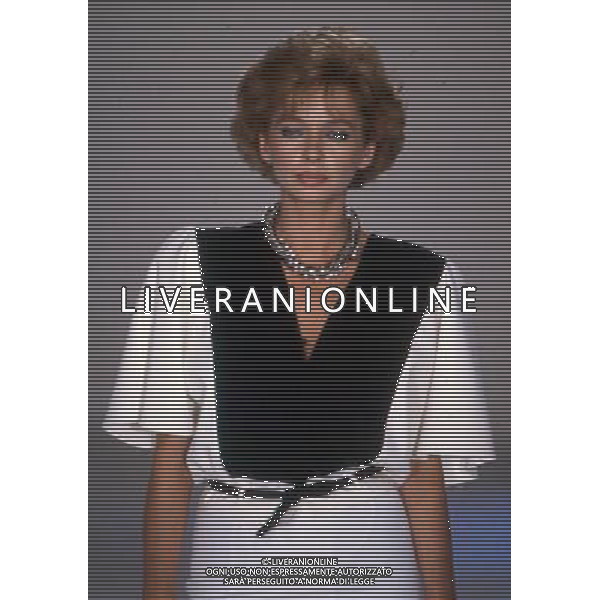 ENRICA BONACCORTI CONDUTTRICE TELEVISIVA NEL 1986 - RETROSPETTIVA ©ARCHIVIO AGENZIA ALDO LIVERANI SAS