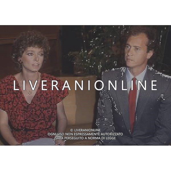 ENRICA BONACCORTI CONDUTTRICE TELEVISIVA CON PAULO ROBERTO FALCAO NEL 1984 - RETROSPETTIVA ©ARCHIVIO AGENZIA ALDO LIVERANI SAS