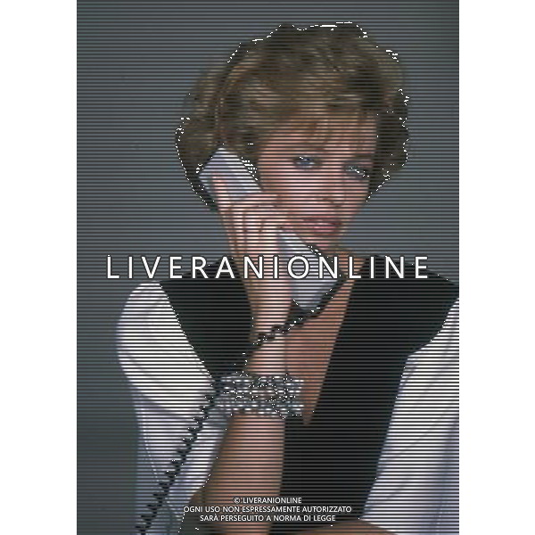 ENRICA BONACCORTI CONDUTTRICE TELEVISIVA NEL 1986 - RETROSPETTIVA ©ARCHIVIO AGENZIA ALDO LIVERANI SAS