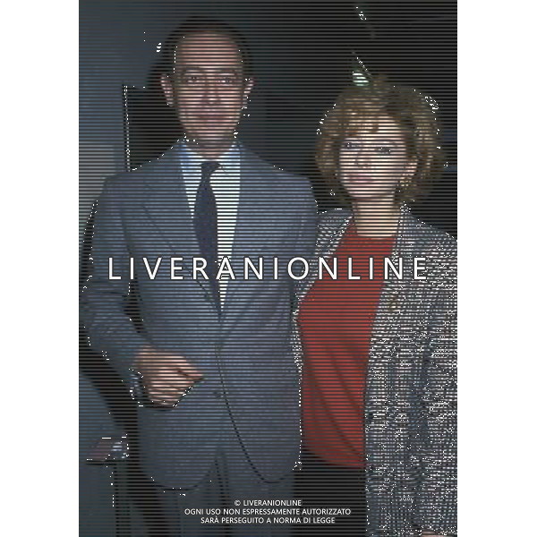 ENRICA BONACCORTI CONDUTTRICE TELEVISIVA CON AMEDEO DI SAVOIA AOSTA NEL 1986 - RETROSPETTIVA ©ARCHIVIO AGENZIA ALDO LIVERANI SAS
