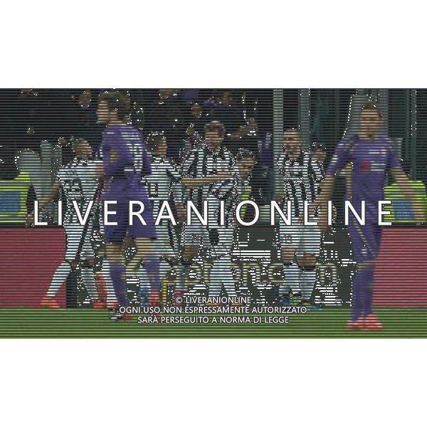 Coppa Italia TIM Cup 2014/2015 Semifinale Andata Torino - 05.03.2015 Juventus-Fiorentina Nella Foto: esultanza dopo il gol di llorente /Ph.Vitez-Ag. Aldo Liverani