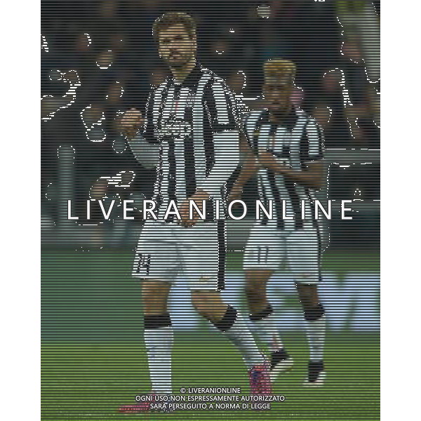 Coppa Italia TIM Cup 2014/2015 Semifinale Andata Torino - 05.03.2015 Juventus-Fiorentina Nella Foto: esultanza dopo il gol di llorente /Ph.Vitez-Ag. Aldo Liverani