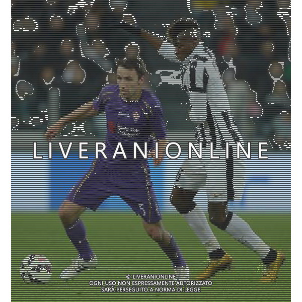 Coppa Italia TIM Cup 2014/2015 Semifinale Andata Torino - 05.03.2015 Juventus-Fiorentina Nella Foto: badelj e pogba /Ph.Vitez-Ag. Aldo Liverani