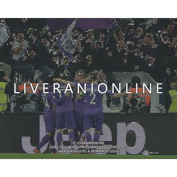 Coppa Italia TIM Cup 2014/2015 Semifinale Andata Torino - 05.03.2015 Juventus-Fiorentina Nella Foto: salah esultanza dopo secondo gol /Ph.Vitez-Ag. Aldo Liverani